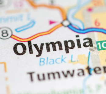 Olympia on a map