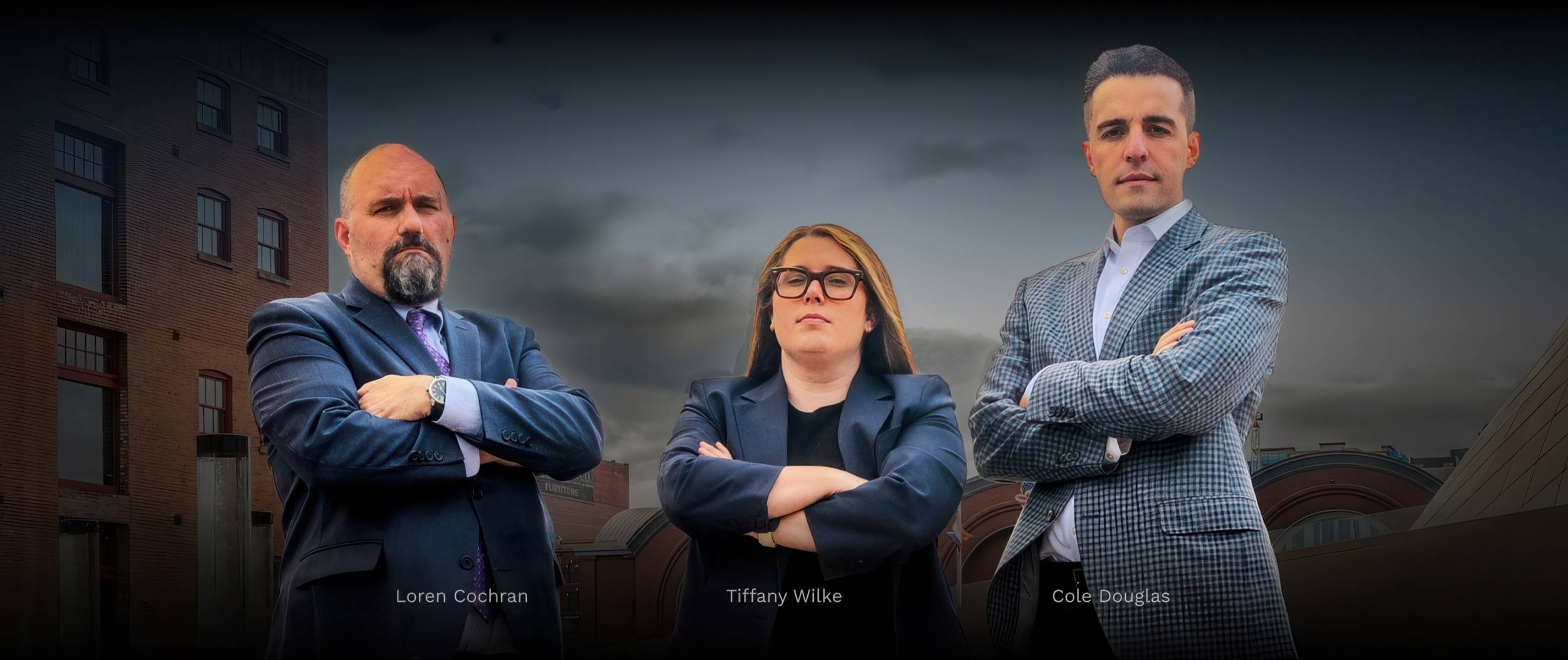 the attorneys of Cochran Douglas, PLLC: Loren Cochran, Tiffany Wilke, Cole Douglas