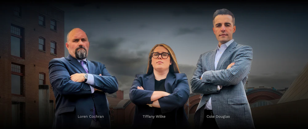 the attorneys of Cochran Douglas, PLLC: Loren Cochran, Tiffany Wilke, Cole Douglas