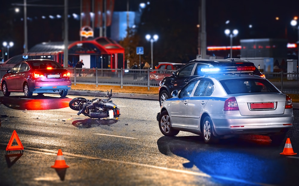 motorcycle wreck
