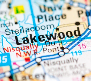 Lakewood Washington map