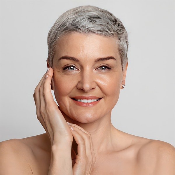 Smiling mature woman