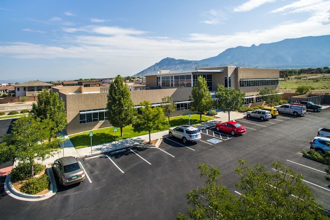 Exterior overhead shot of Dr. James Slaman DDS, PC in Albuquerque NM