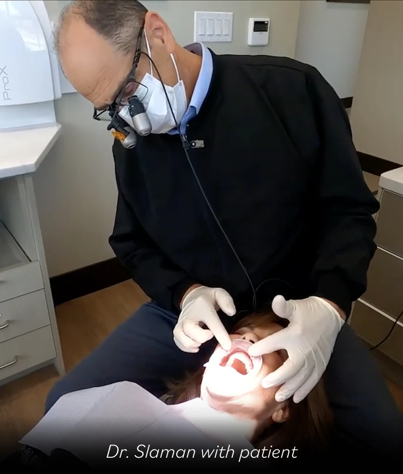 Dr. Slaman at work