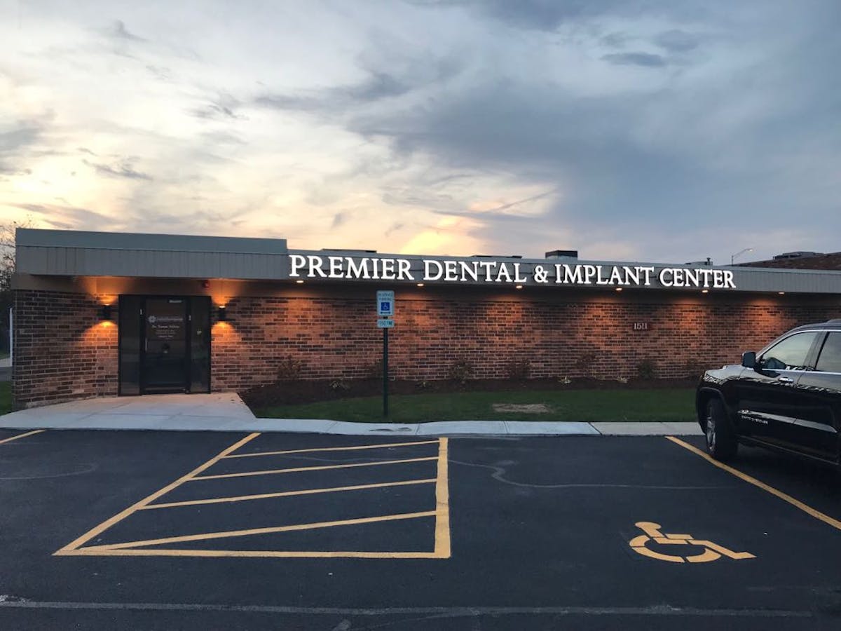 Exterior shot of Premier Dental & Implant Center in Orland Park, IL