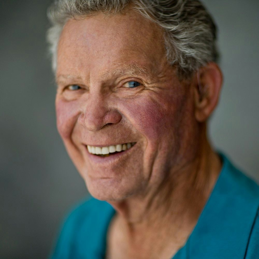 Smiling older man