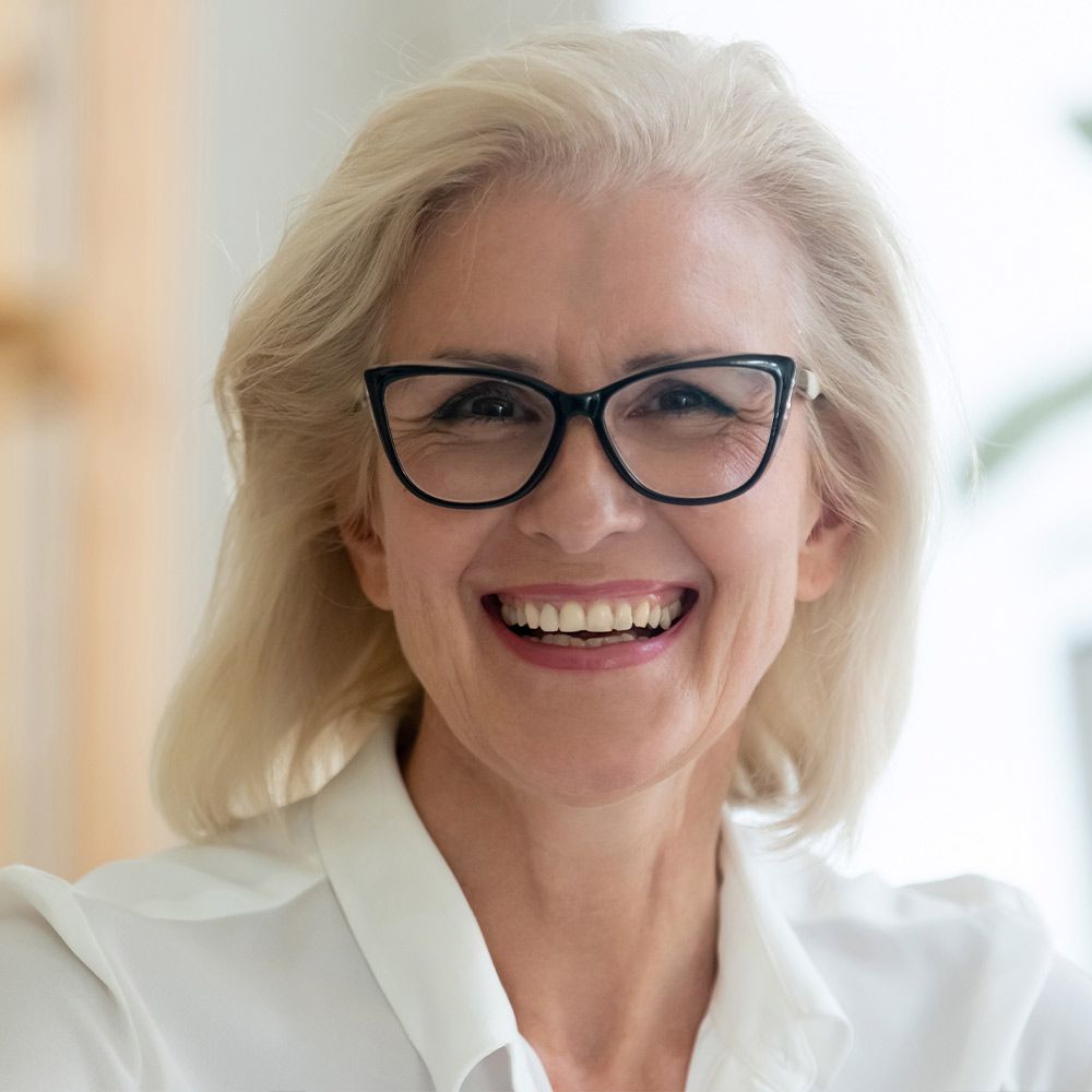 Smiling older woman