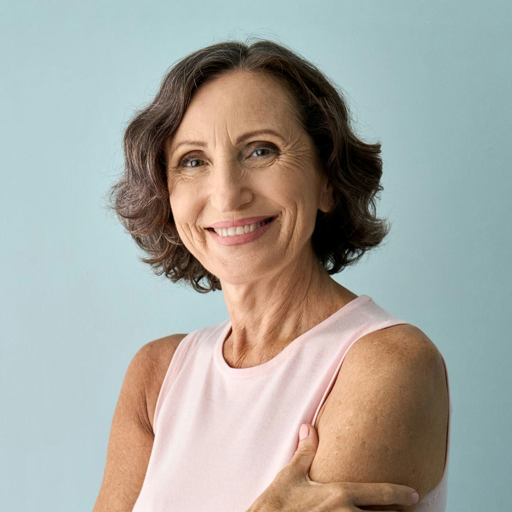 Smiling mature woman