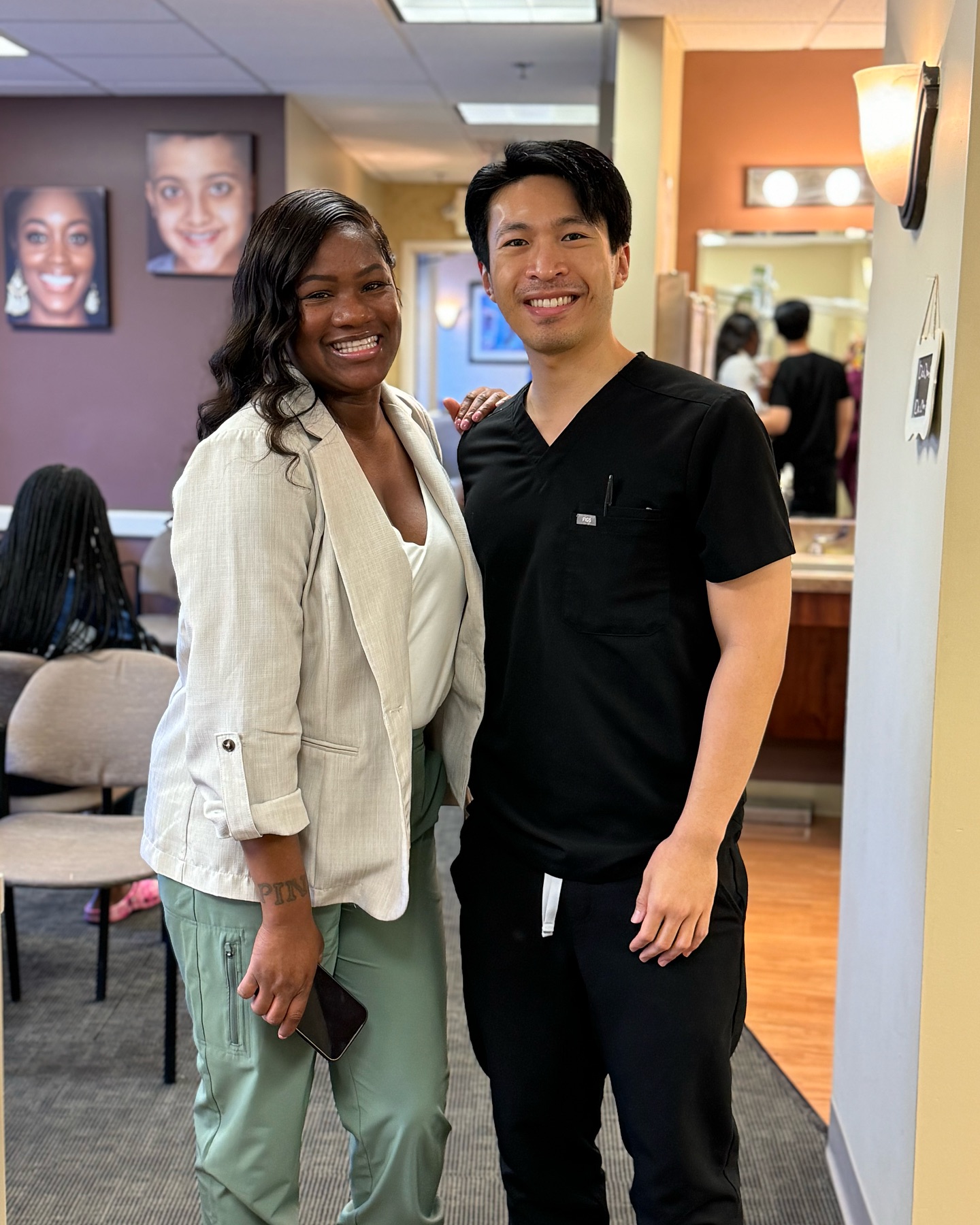 Doctor and smiling patient