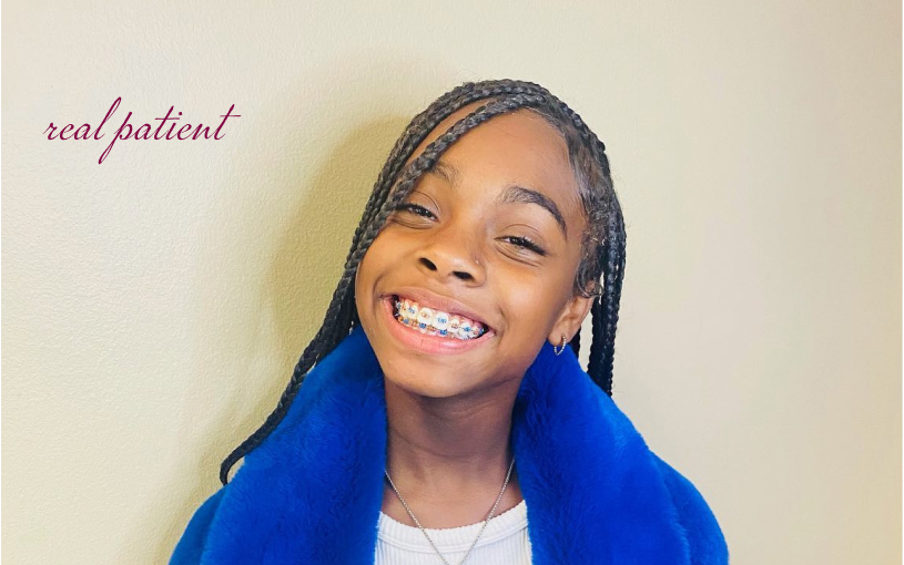 Teen with Braces Smiling