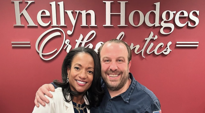 Dr. Kellyn Hodges with a patient