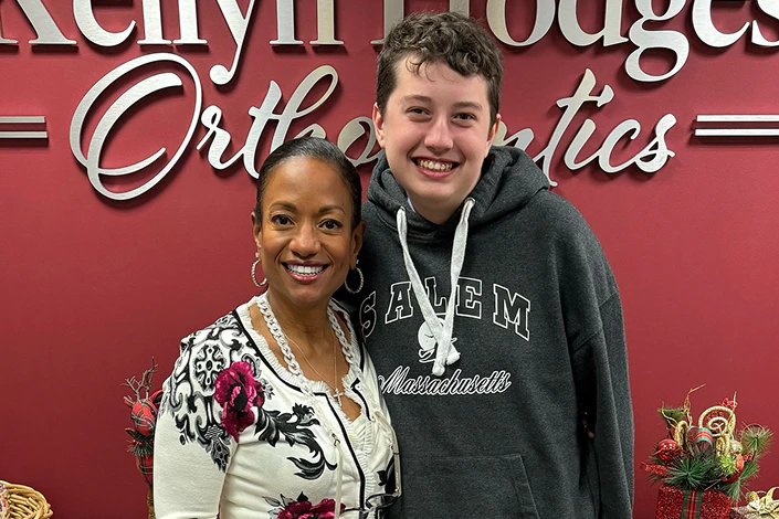 Dr. Kellyn Hodges and young patient