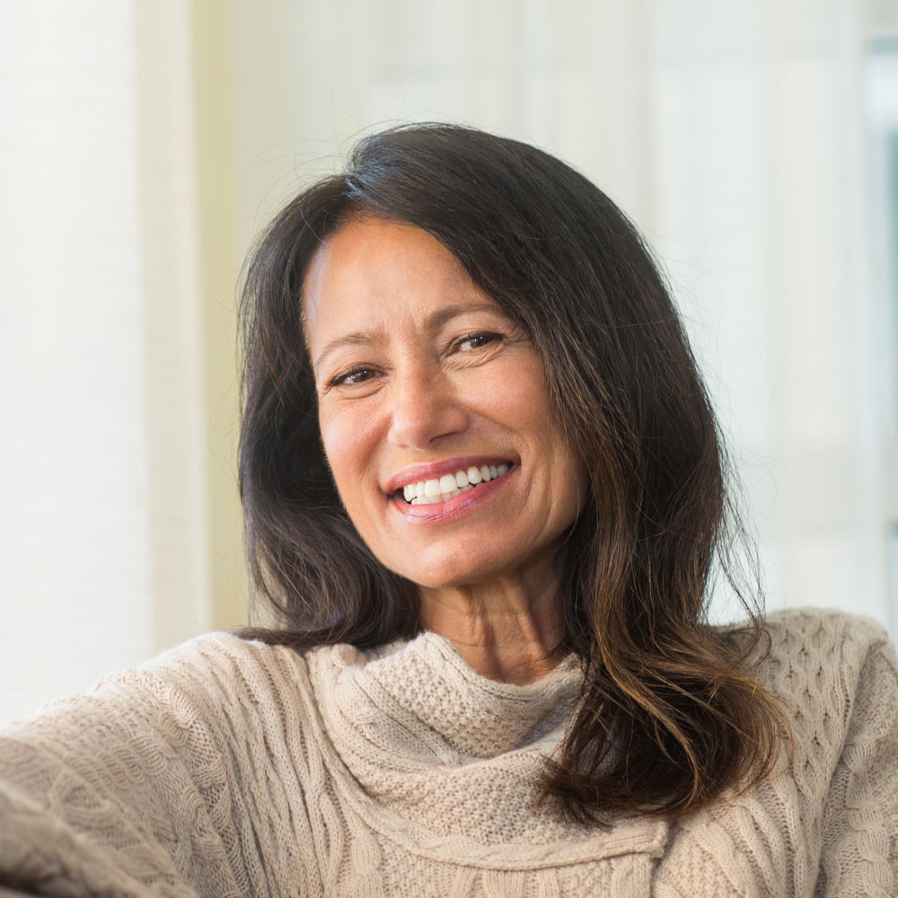 Smiling mature woman