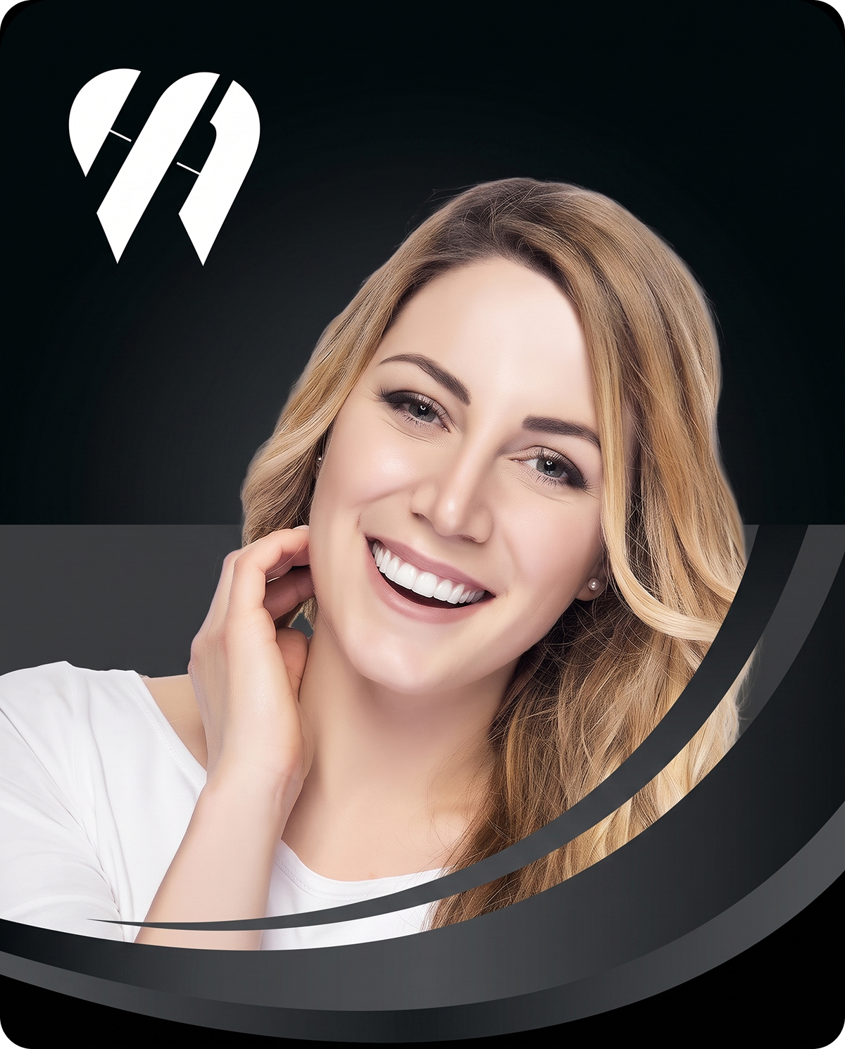Woman with a beautiful smile