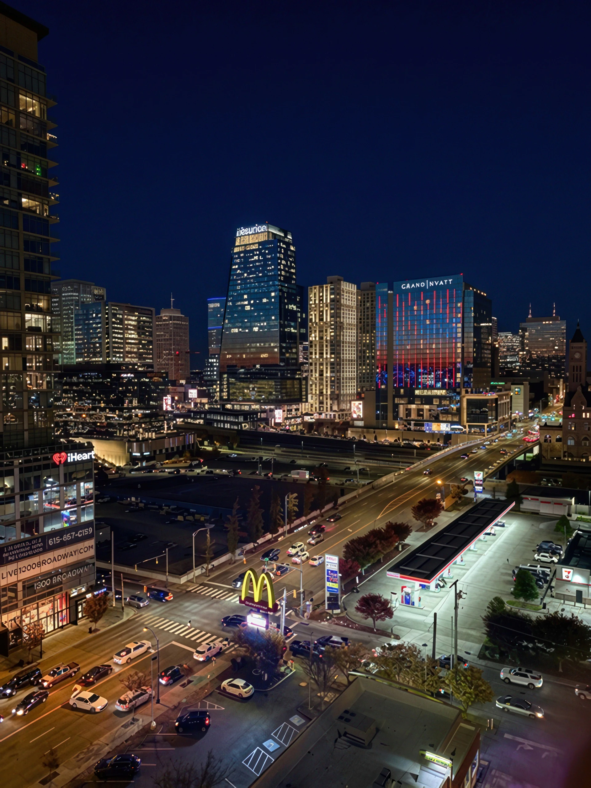 Nashville at night