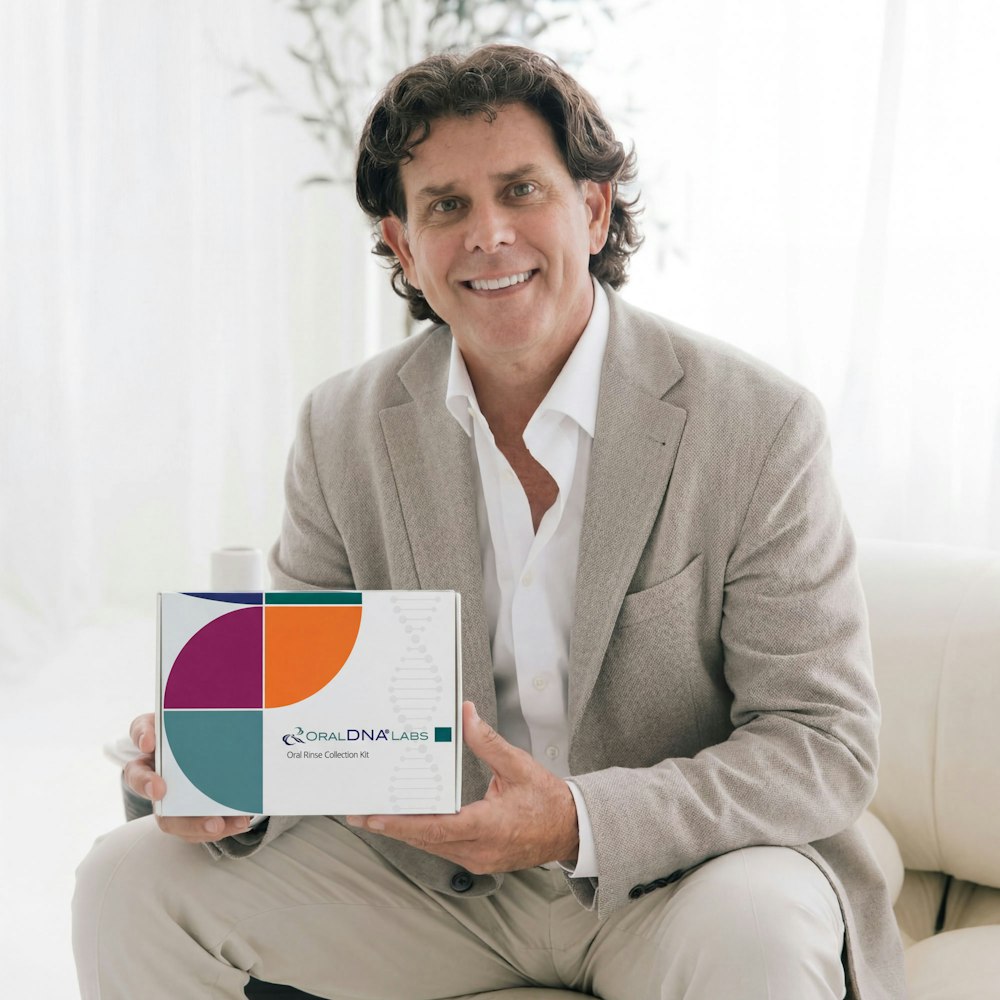 Dr. Nabors with Oral DNA labs package