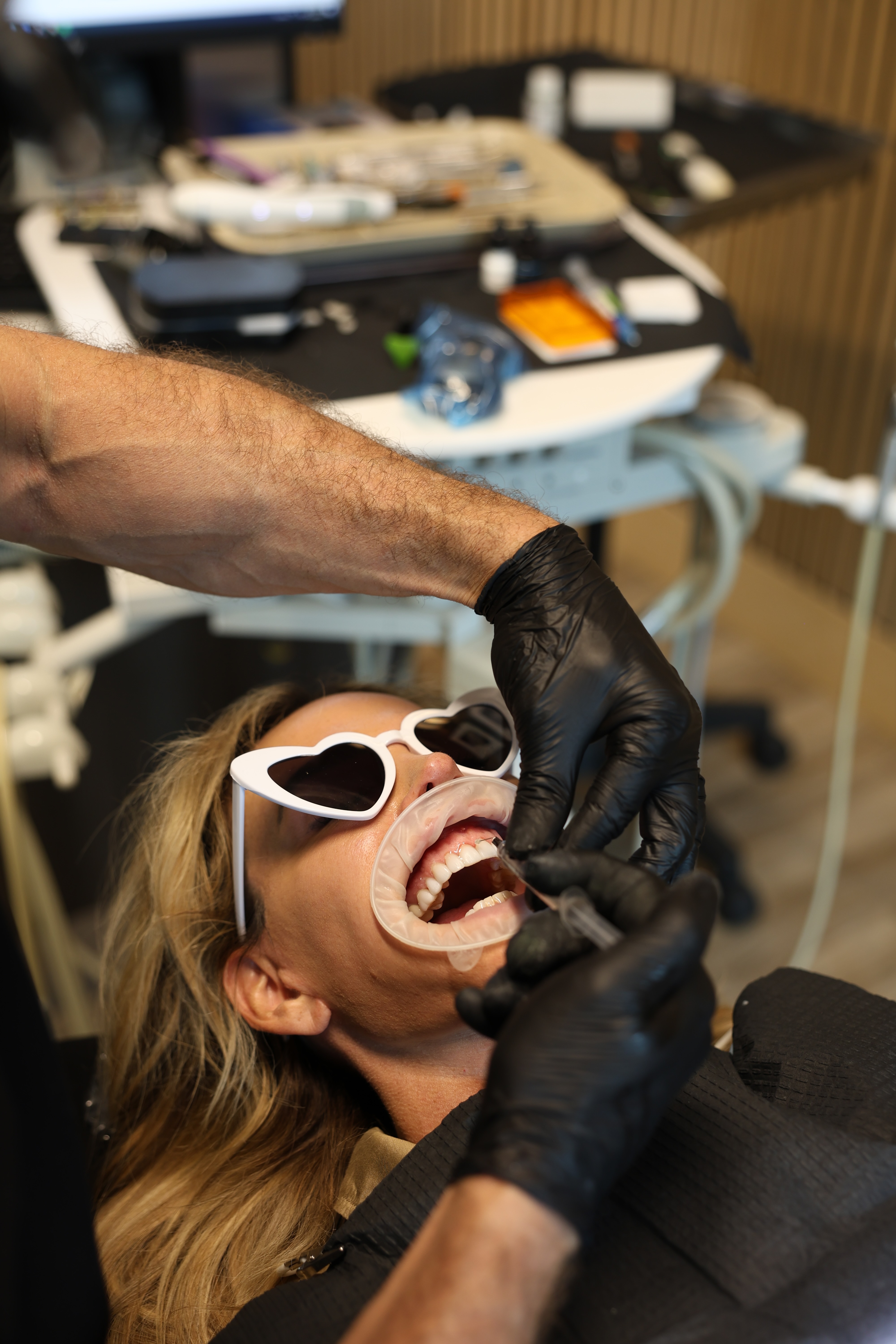 patient in periodontal treatment
