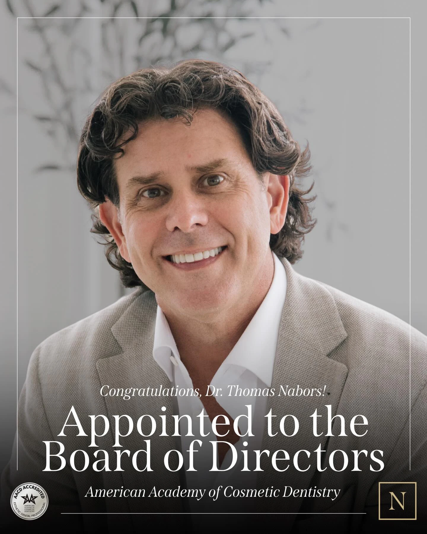 Dr. Nabors Appointed to the Board of Directors AACD