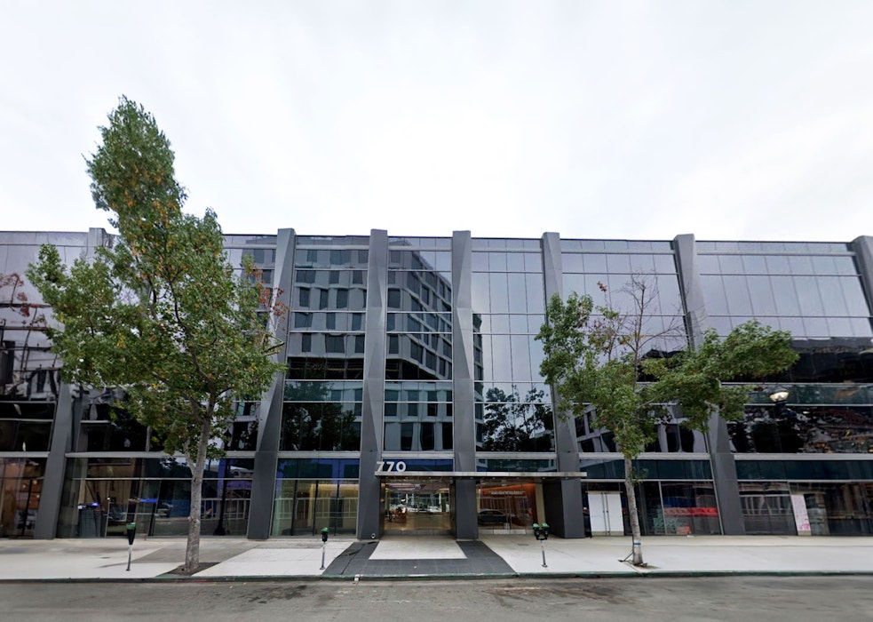 Charlie Hoge's downtown San Diego office viewed from the street