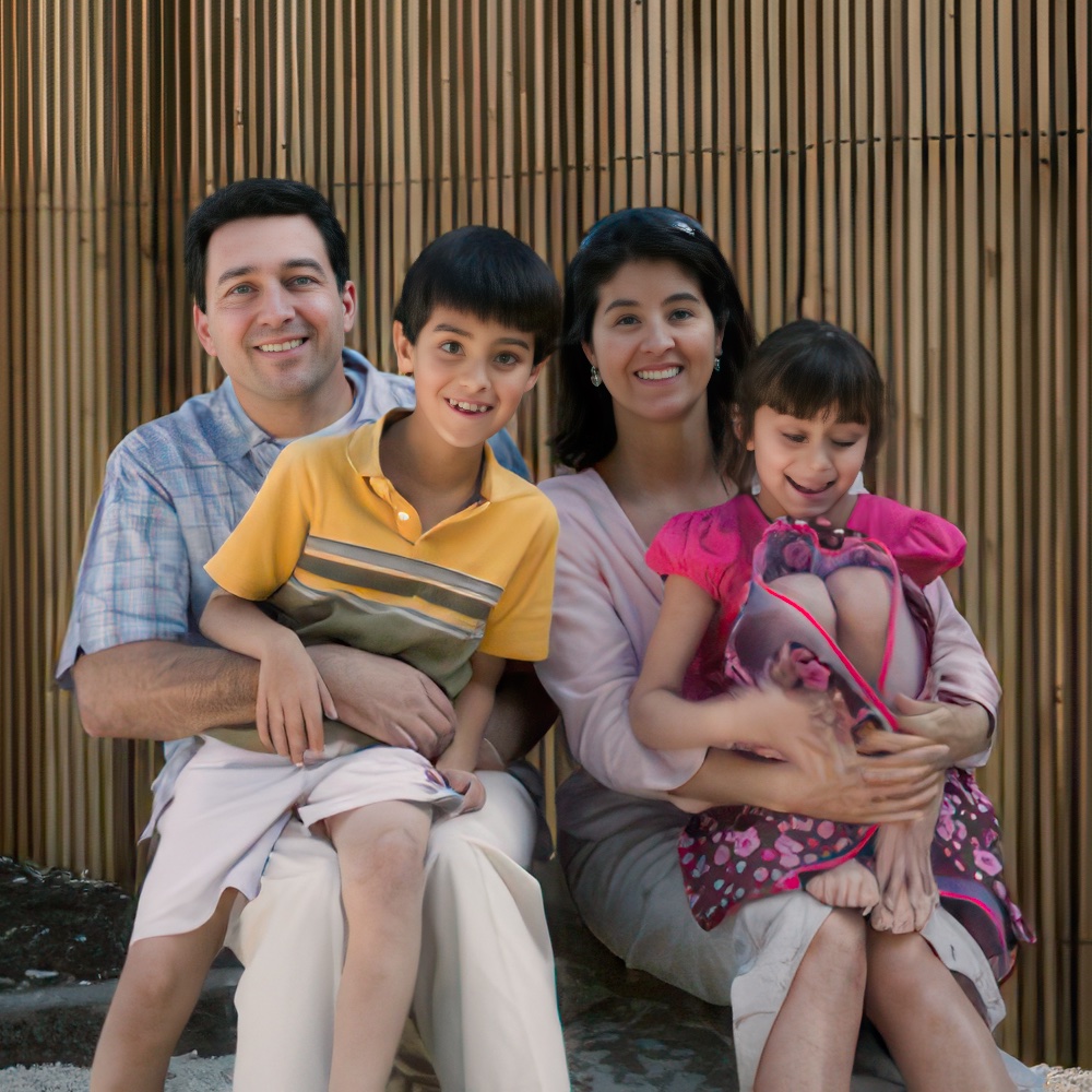 Dr. Tasch with his family