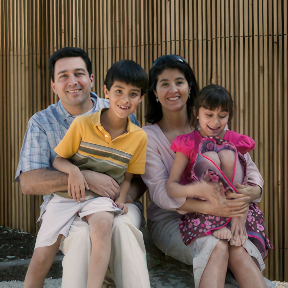 Dr. Tasch with his family