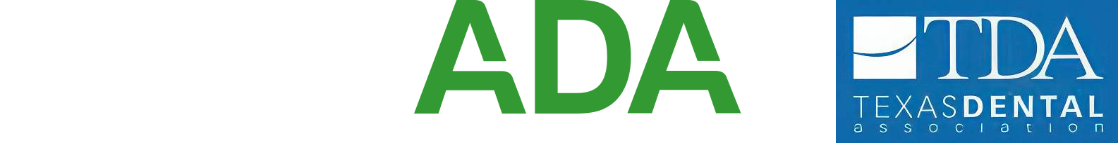 CADS Capital Area Dental Society, ADA American Dental Association, TDA Texas Dental Association logos
