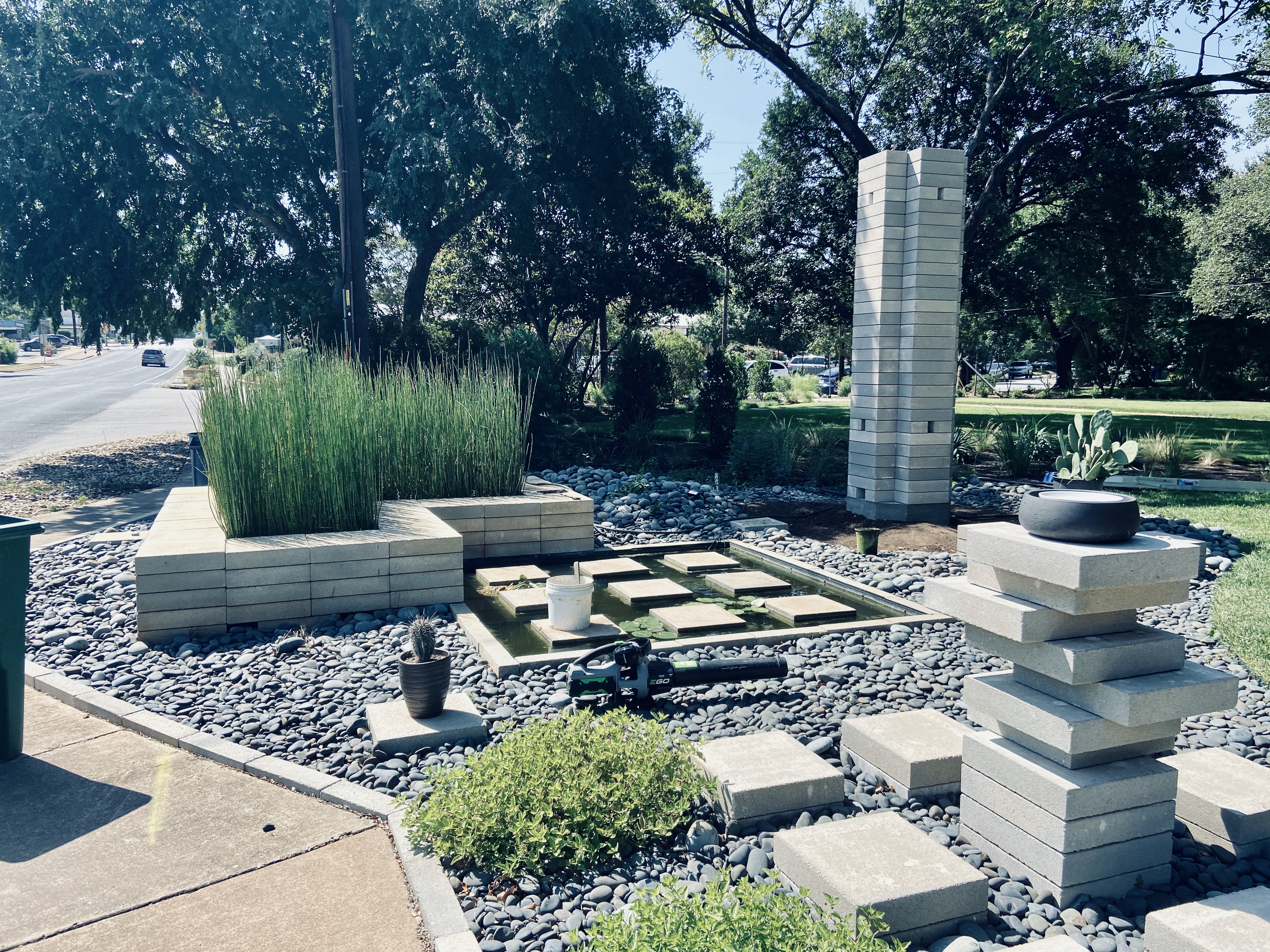 Dr. Tasch's personally built habitat