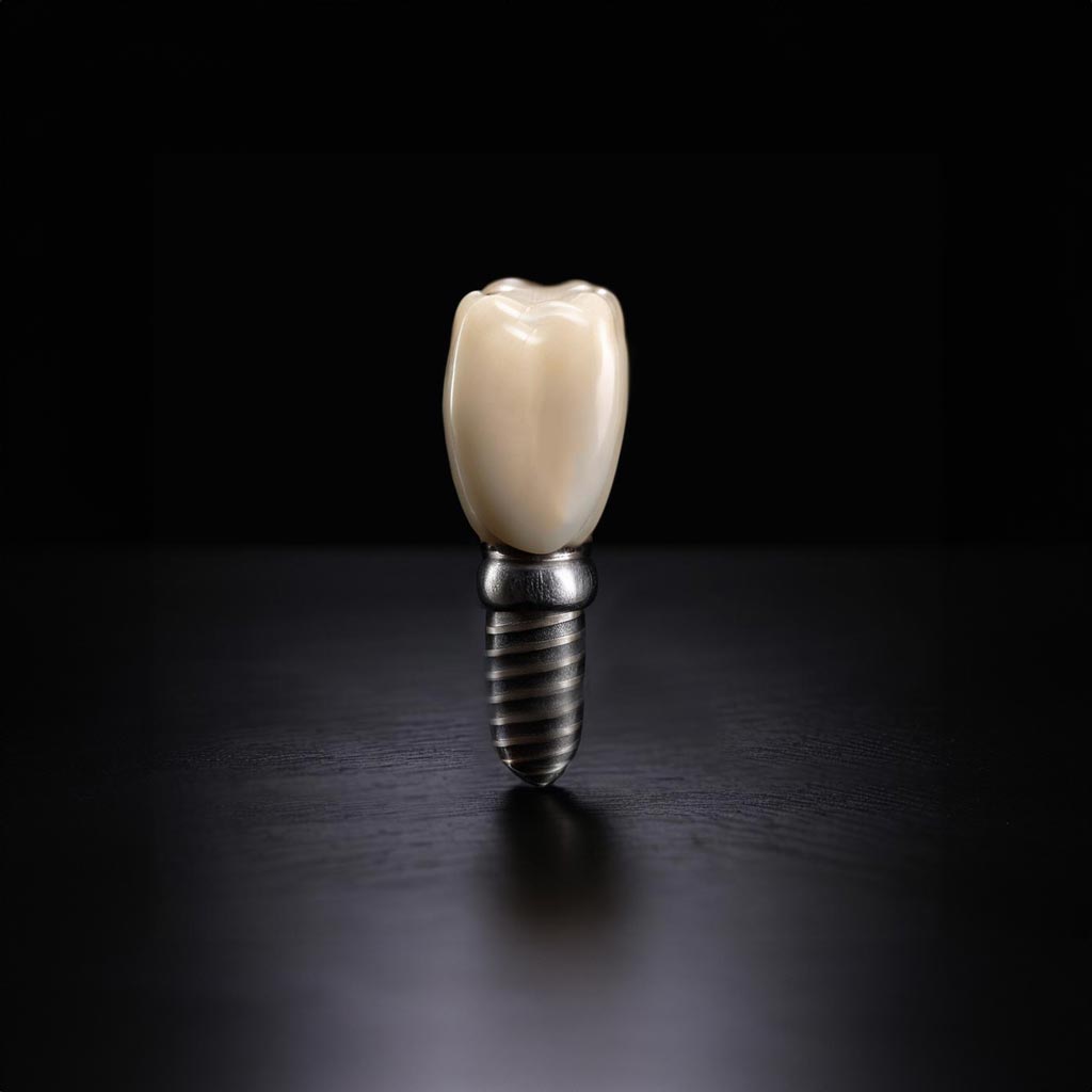 Implant crown illustration