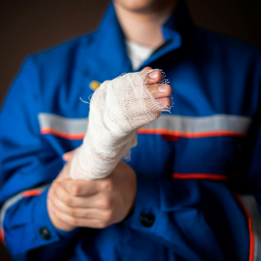 Construction Worker's Hand Injury