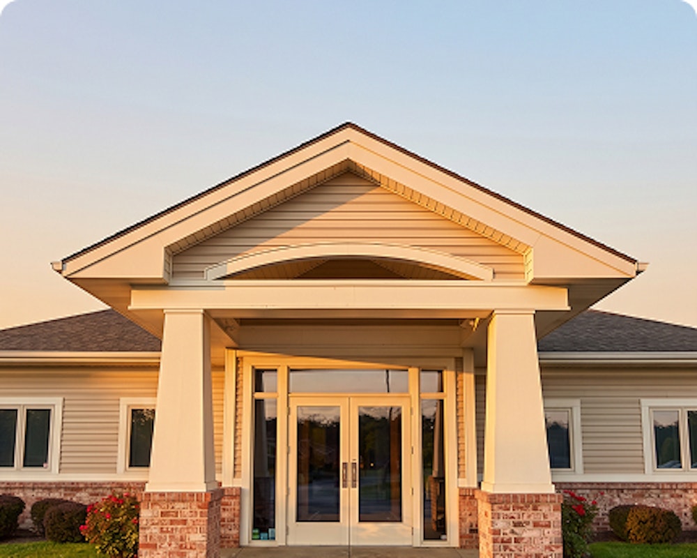Exterior of the Winchester office