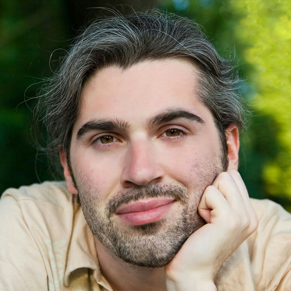 Man comfortable with his appearance after cosmetic surgery