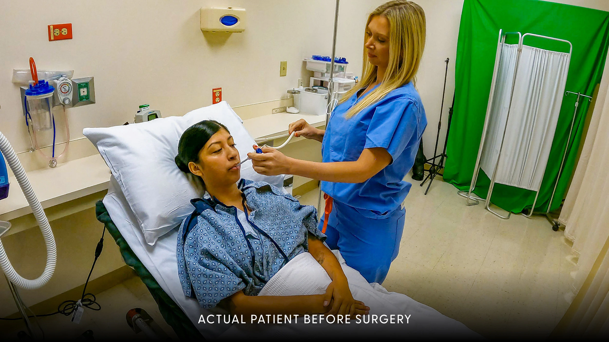 Patient before surgery