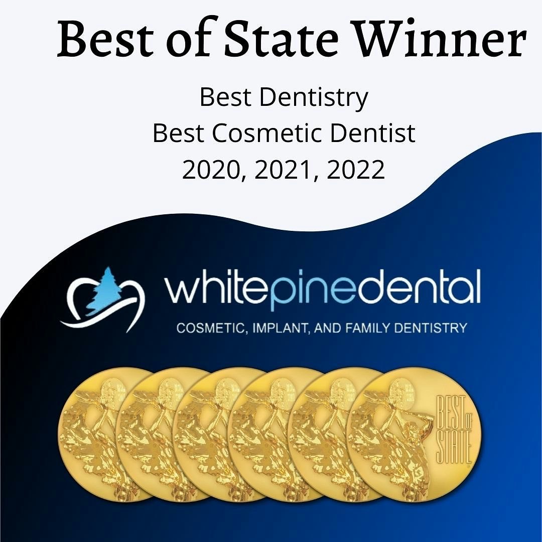 Best of state winner in two categories two years in a row: Best Dentist and Best Cosmetic Dentist.