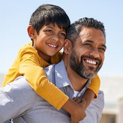 Dad and son