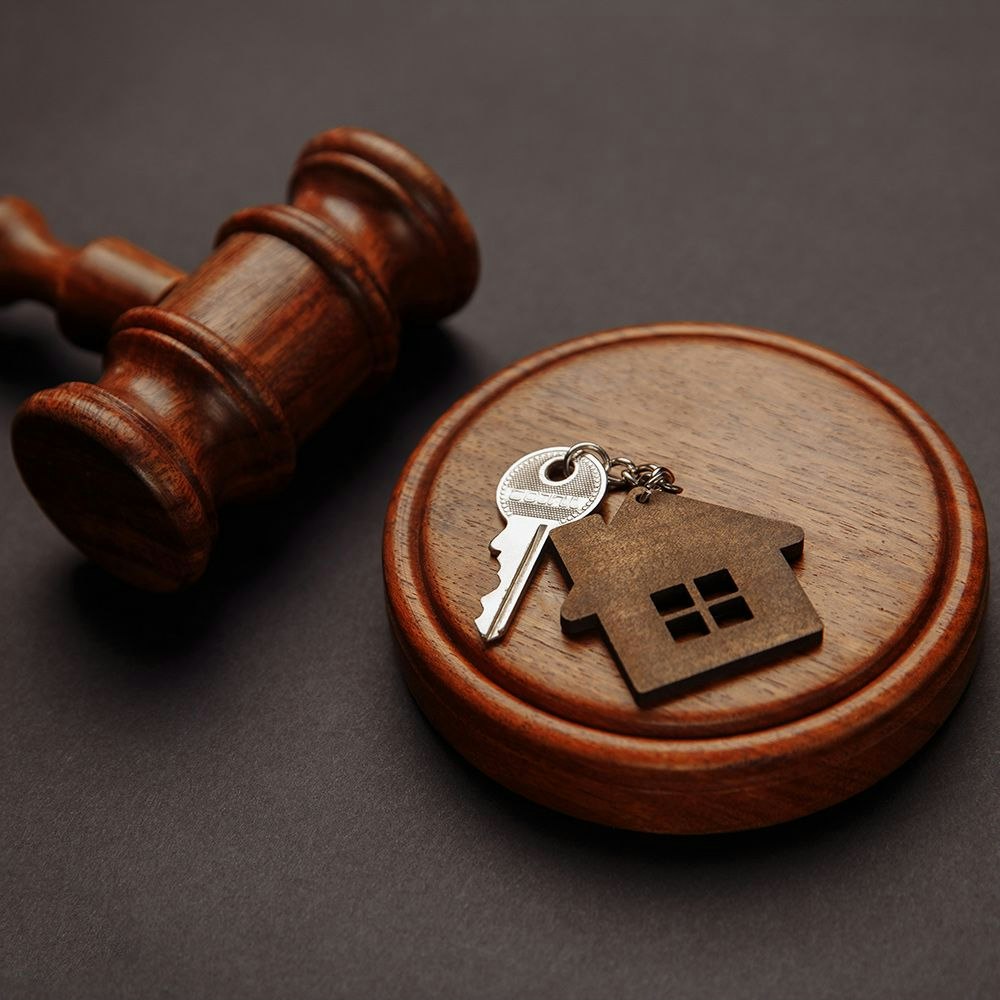 House key and gavel
