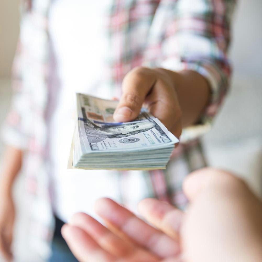 Person receiving alimony from spousal support