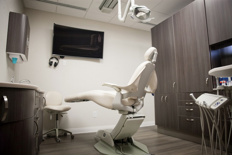 Treatment suite and dentist chair at Gulch Dental Studio