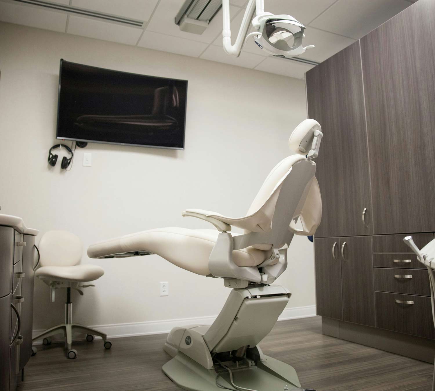 Dental exam chair
