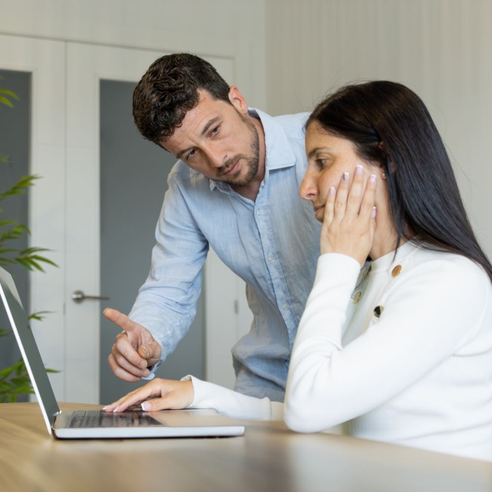 Woman being bullied at the workplace