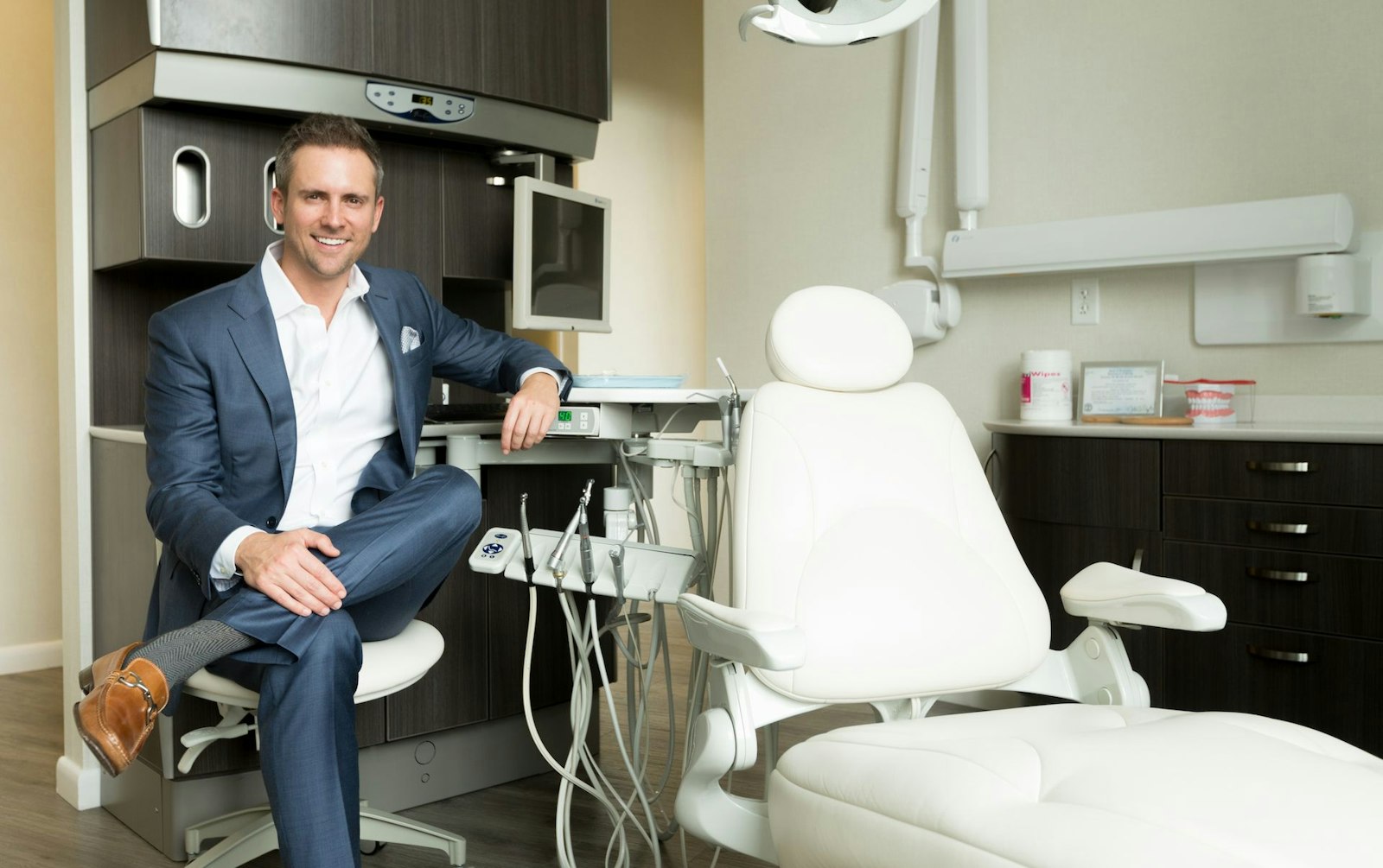Dr. Clint Newman, DDS at his Nashville office