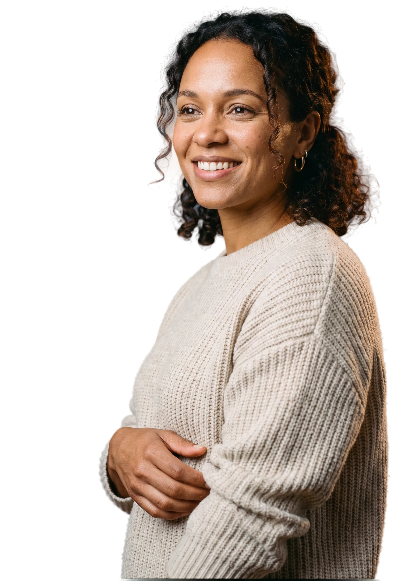 smiling woman