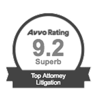 Avvo Rating 9.2 - Top Attorney Litigation