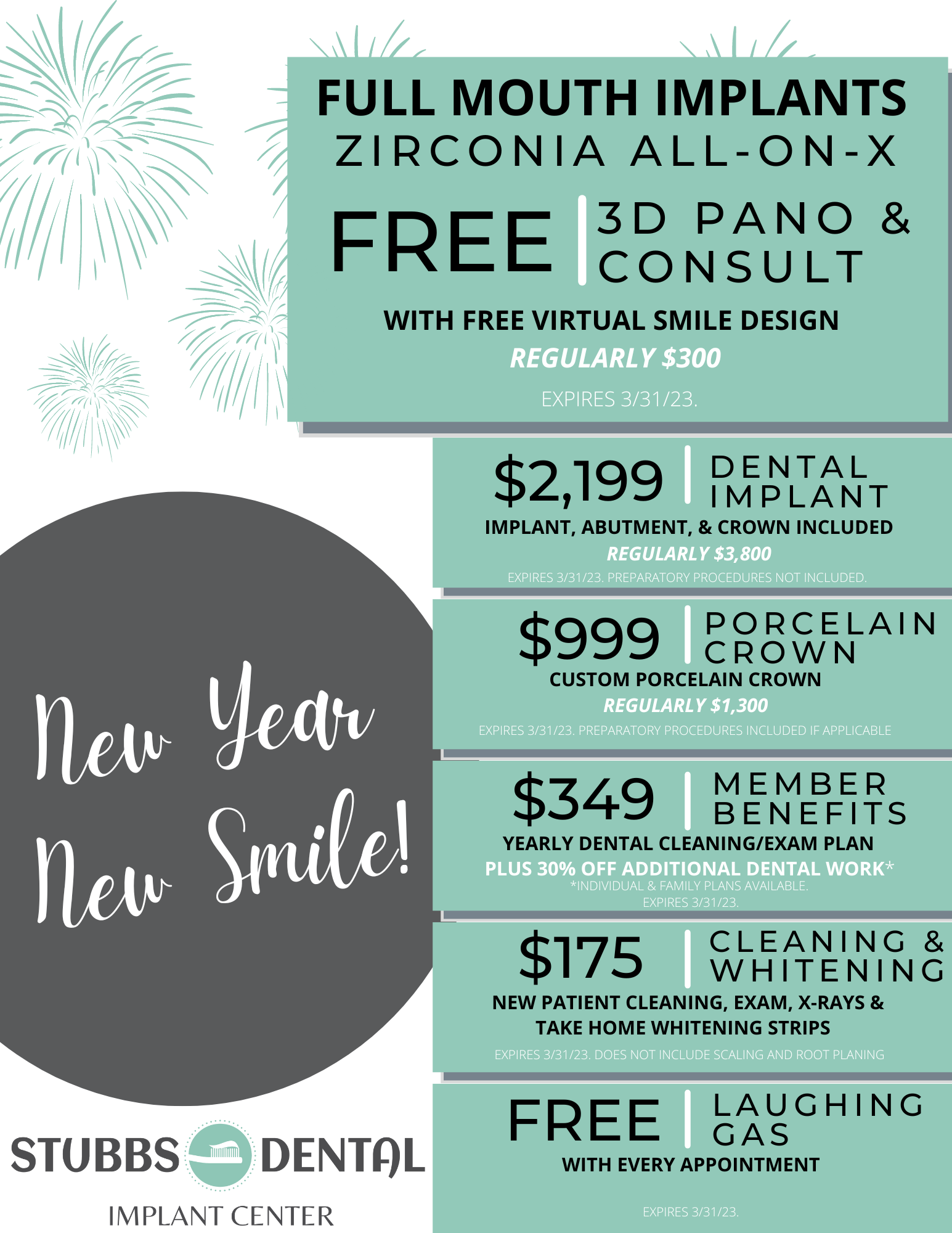 Stubbs Dental Coupon Savings Greater Salt Lake