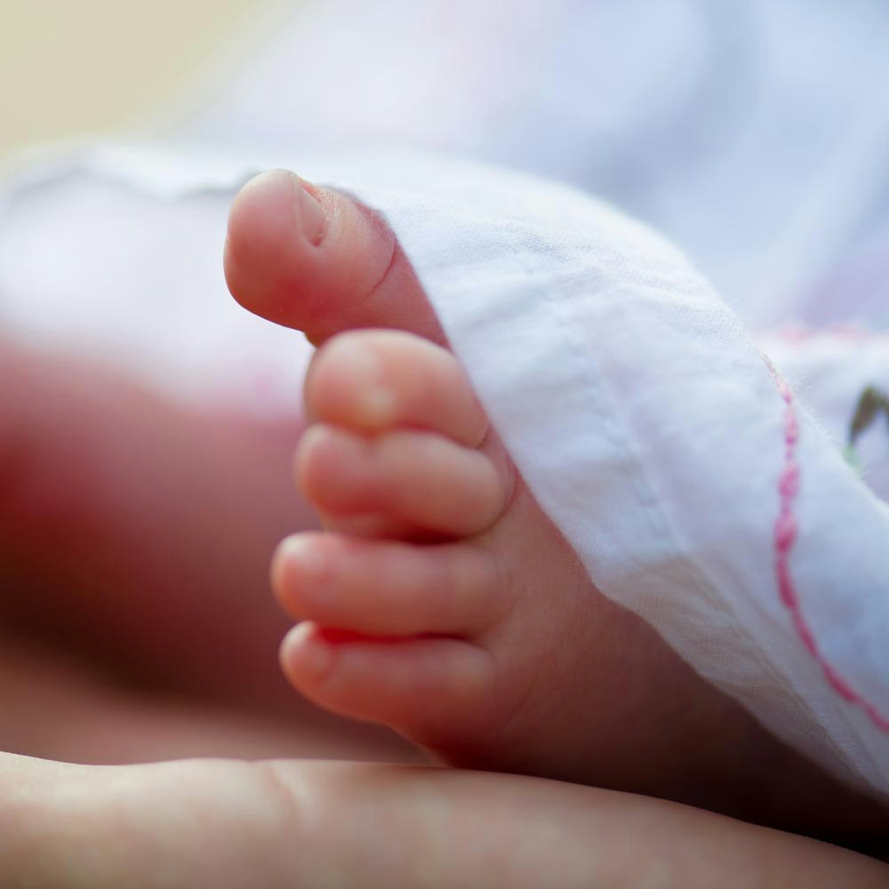 infant's foot