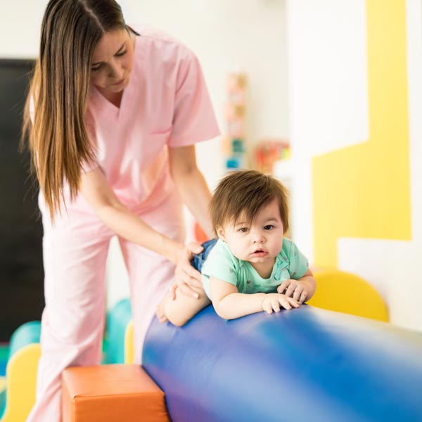 child in physical therapy