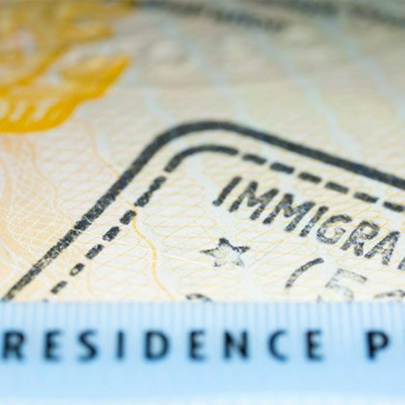 Immigration stamp