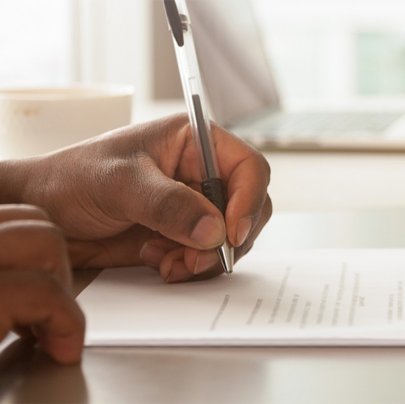 Person signing documents