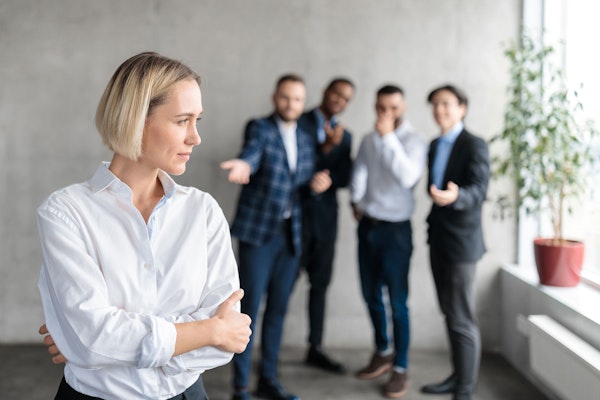 co-workers talking behind employee's back