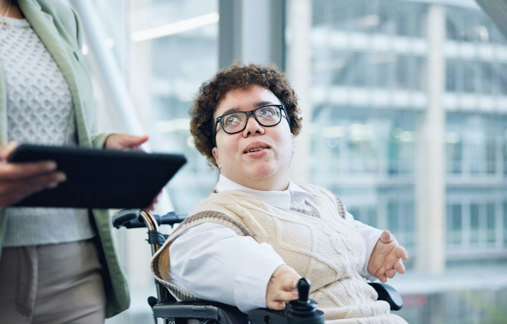 Person in wheelchair