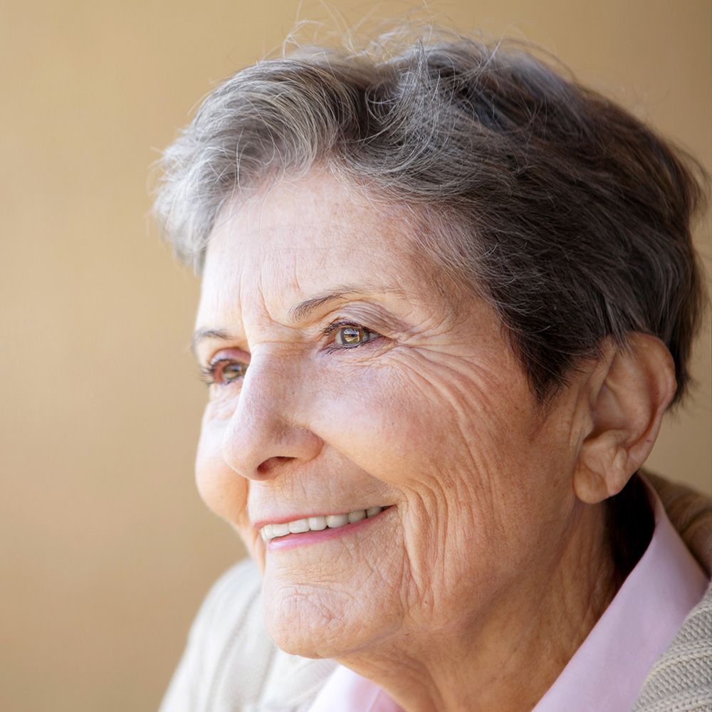 Smiling senior woman